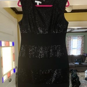 Black cocktail dress